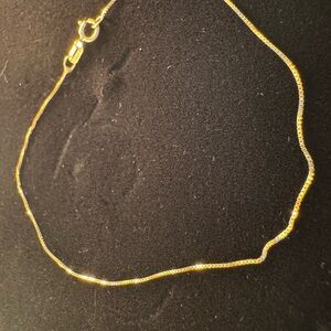 10k 7 inch Elegant Gold Chain Bracelet new